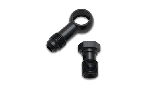 Vibrant Single -6AN 7/16-20 Aluminum Male Banjo Adapter Assembly - Racecraft Industries