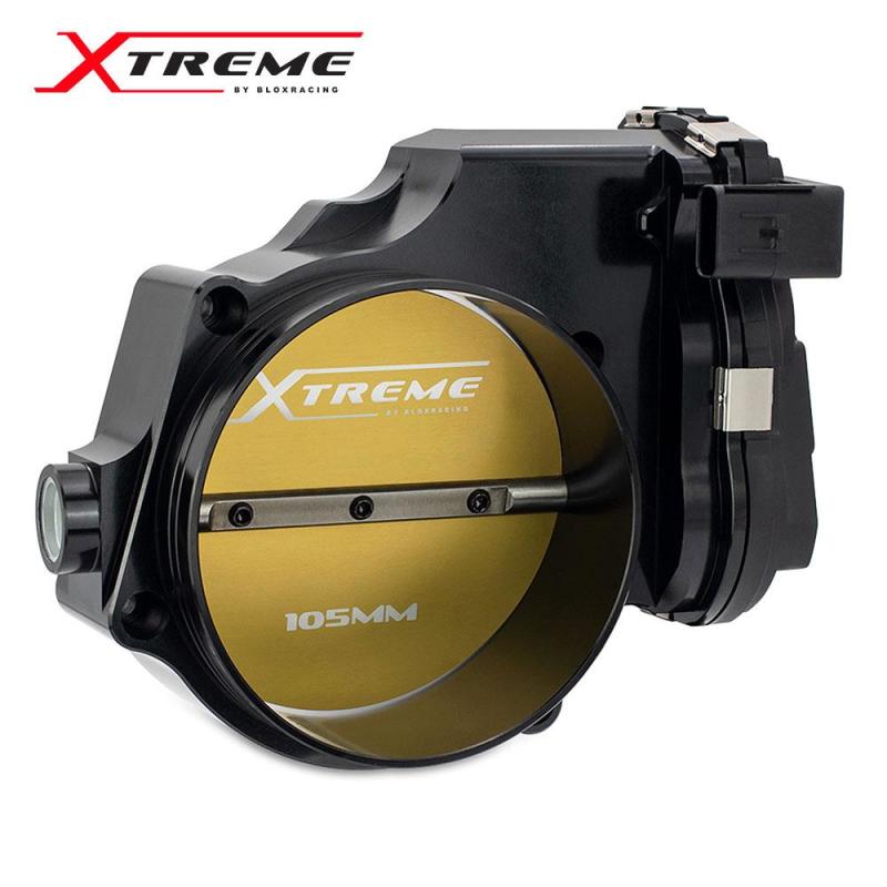 BLOX Racing 2015+ Dodge Hellcat / Jeep Trackhawk 6.2L 105mm Electronic Billet Throttle Body - Black - Racecraft Industries