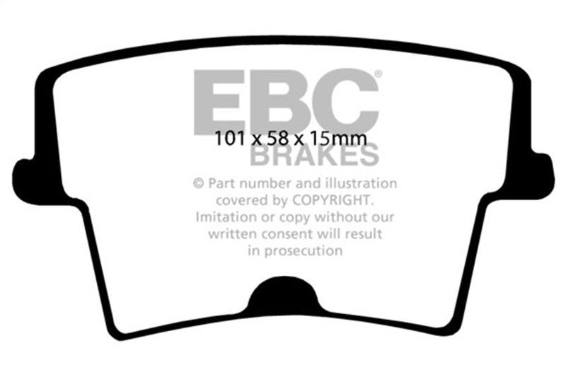 EBC 05-10 Chrysler 300C 5.7 Yellowstuff Rear Brake Pads - Racecraft Industries