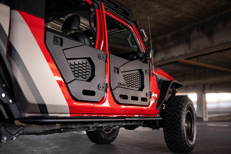 DV8 Offroad 18-22 Jeep Wrangler JL/JT Spec Series Half Doors - Rear Set - Racecraft Industries