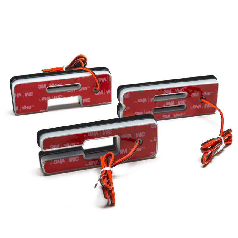 ORACLE Lighting Universal Illuminated LED Letter Badges - Matte Blk Surface Finish - B SEE WARRANTY - Racecraft Industries