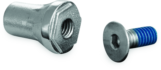 Kuryakyn Replacement Tapered Peg Mount With Screw Chrome - Racecraft Industries