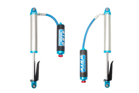 King Shocks 2019+ Chevrolet Silverado 1500 (Trail Boss) Rear 2.5 Dia Remote Res Shock w/Adj (Pair) - Racecraft Industries