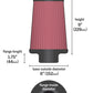 K&N Universal Rubber Filter 4inch FLG / 6inch OD-B / 4-5/8inch OD-T / 9inch H - Racecraft Industries