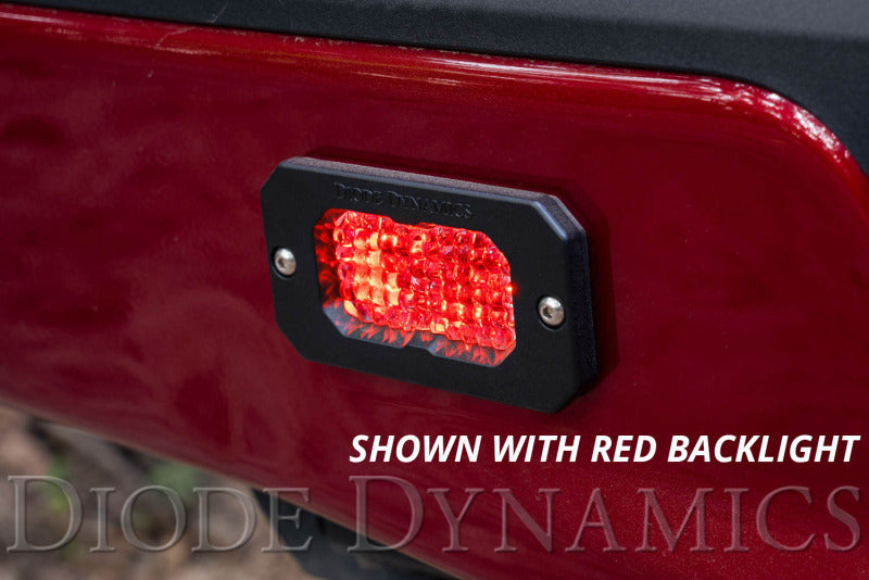 Diode Dynamics Stage Series 2 In LED Pod Sport - White Flood Flush RBL (Pair) - Racecraft Industries