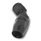 Russell Performance -10 AN Black 45 Degree Full Flow Hose End - Racecraft Industries