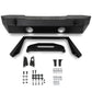 DV8 Offroad 07-23 Jeep Wrangler/Gladiator JT/JK/JL FS-25 Stubby Front Bumper w/Plated Bull Bar - Racecraft Industries
