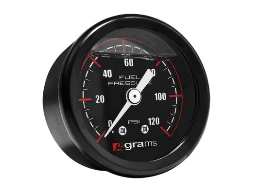 Grams Performance 0-120 PSI Fuel Pressure Gauge - Racecraft Industries