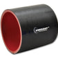 Vibrant 4 Ply Reinforced Silicone Straight Hose Coupling - 2.75in I.D. x 3in long (BLACK) - Racecraft Industries