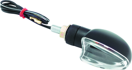 BikeMaster Ministalk Marker Light V-Shape - Black/Clear - Racecraft Industries