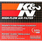 K&N Universal Rubber Filter 2 nch Top OD / 3.5 inch Base OD / 2.25 inch Flange ID / 4 inch Height - Racecraft Industries