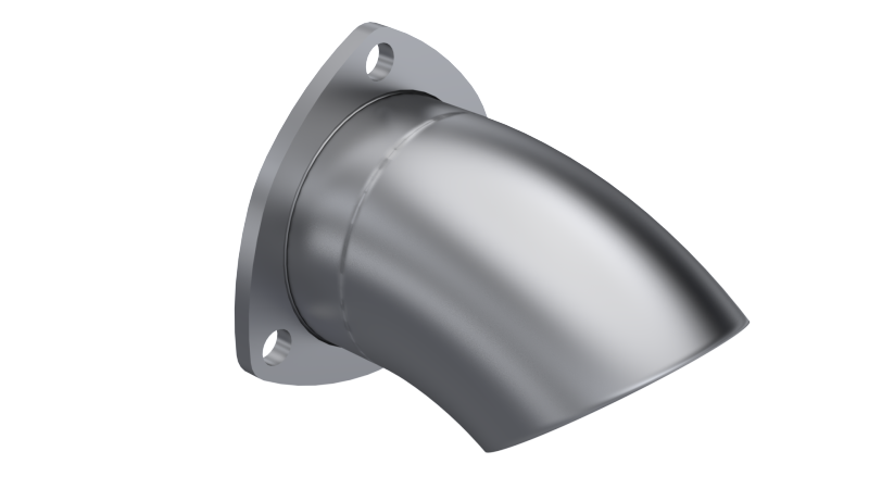 QTP 3in Bolt-On QTEC Adjustable Turn Down - Racecraft Industries