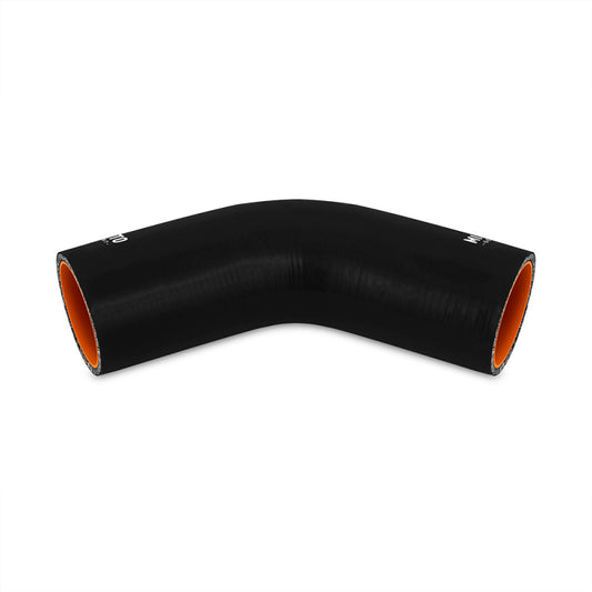 Mishimoto 3in. 45 Degree Silicone Coupler - Black - Racecraft Industries