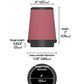 Airaid Universal Air Filter - Cone 6 x 7-1/4 x 5 x 7 - Racecraft Industries