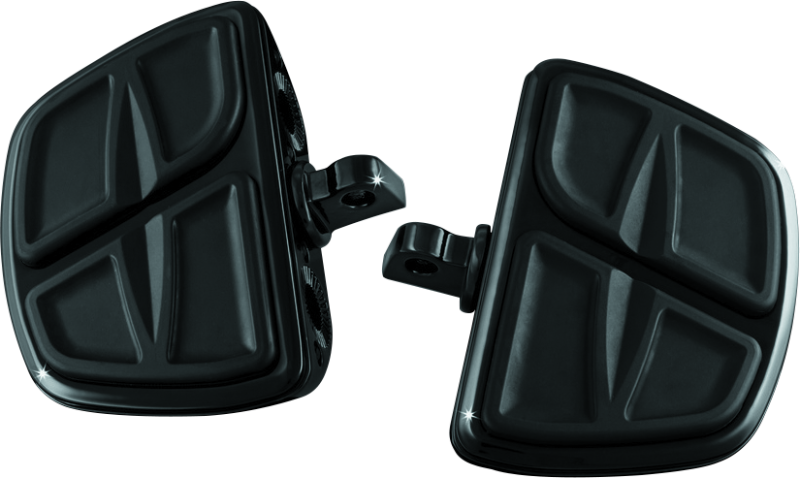 Kuryakyn Kinetic Mini Boards With Adapter Black - Racecraft Industries