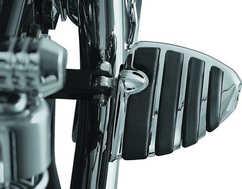 Kuryakyn ISO Wing Mini Boards With Male Mount Adapter Chrome - Racecraft Industries