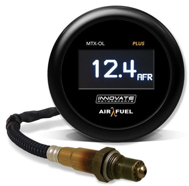 Innovate MTX-OL PLUS Wideband Digital Air/Fuel Ratio OLED Gauge Kit 8ft w/O2 Sensor - Racecraft Industries