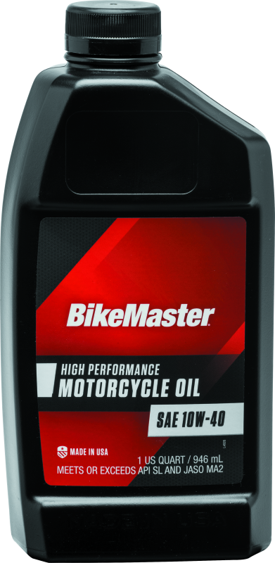 BikeMaster 10W40 Performance Oil - Quart - Racecraft Industries