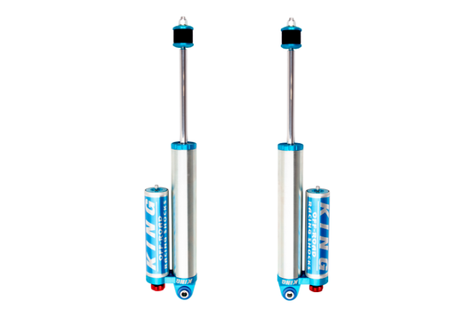 King Shocks 2014+ Ram 2500 4WD Rear 2.5 Dia Piggyback Reservoir Shock w/Adjuster (Pair) - Racecraft Industries
