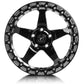 Forgestar D5 Beadlock 17x10 / 5x115 BP / ET00 / 5.5in BS Gloss Black Wheel - Racecraft Industries