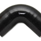 Vibrant 4 Ply Reinforced Silicone Elbow Connector - 1.75in I.D. - 90 deg. Elbow (BLACK) - Racecraft Industries