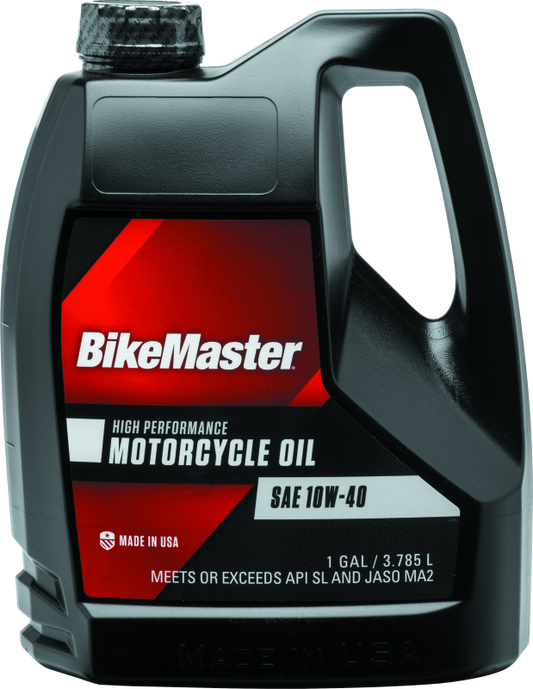 BikeMaster 10W40 Performance Oil - Gallon - Racecraft Industries