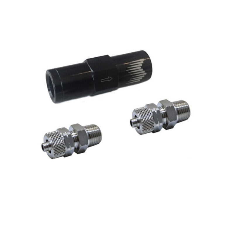 Snow Performance High Flow Water Check Valve Quick-Connect Fittings (For 1/4in. Tubing) - Racecraft Industries