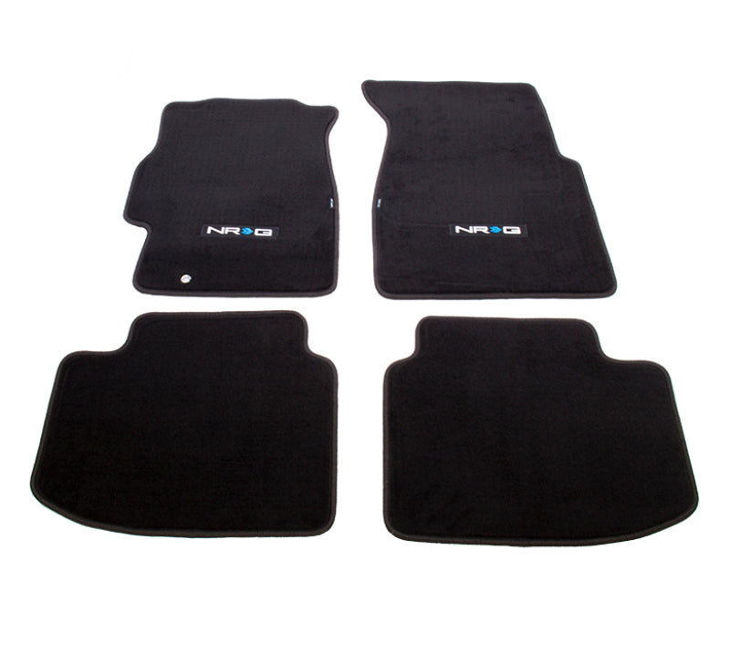 NRG Floor Mats - 96-00 Honda Civic 2DR &3DR (NRG Logo) - 4pc. - Racecraft Industries