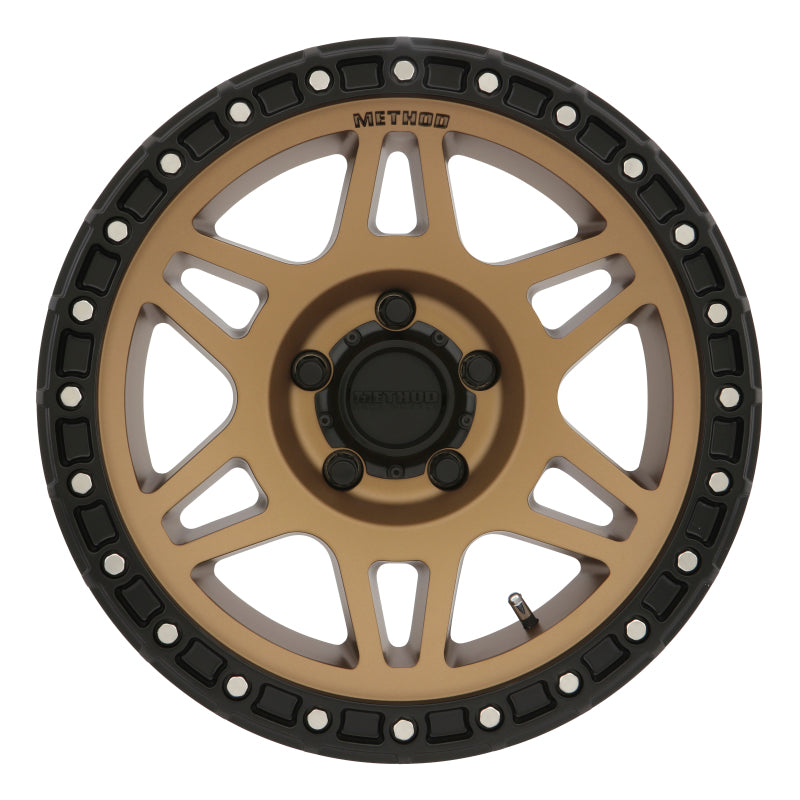 Method MR312 17x8.5 0mm Offset 5x150 110.5mm CB Method Bronze/Black Street Loc Wheel - Racecraft Industries