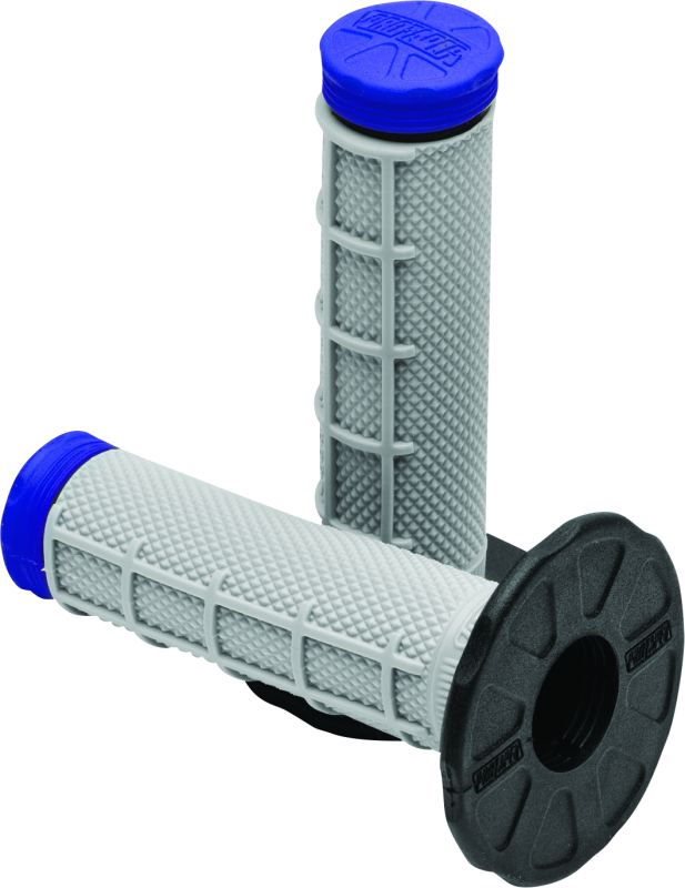 ProTaper Tri Density MX 1/2 Waffle Grips - Blue - Racecraft Industries
