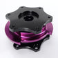 NRG Quick Release SFI SPEC 42.1 - Shiny Black Body / Shiny Purple Ring - Racecraft Industries