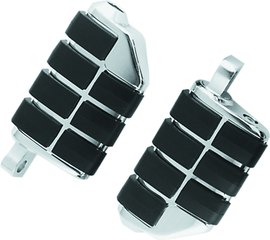 Kuryakyn Dually ISO Peg With Male Mount Adapter Chrome (Pair) - Racecraft Industries