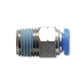 Vibrant Male Straight Pneumatic Vacuum Fitting (1/8in NPT Thread) - for 1/4in (6mm) OD tubing - Racecraft Industries