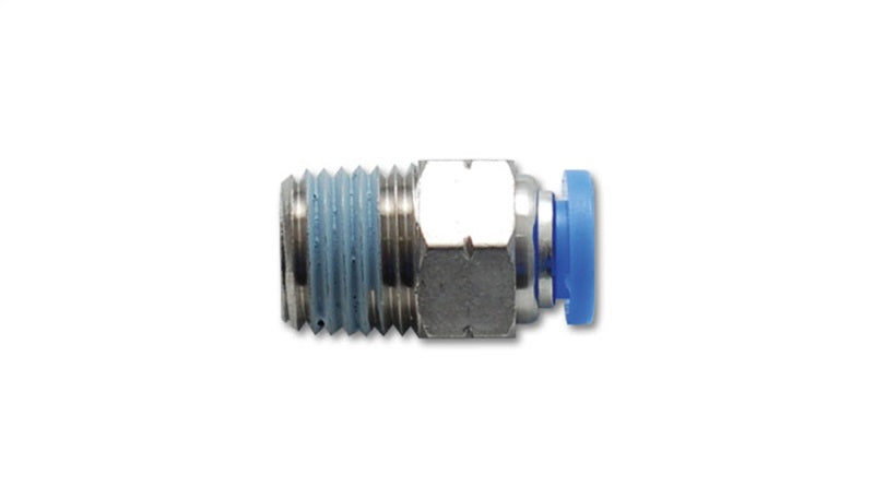 Vibrant Male Straight Pneumatic Vacuum Fitting (1/8in NPT Thread) - for 1/4in (6mm) OD tubing - Racecraft Industries