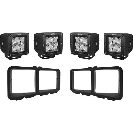 Westin Universal Light Kit for Outlaw Front Bumpers - Textured Black - Racecraft Industries