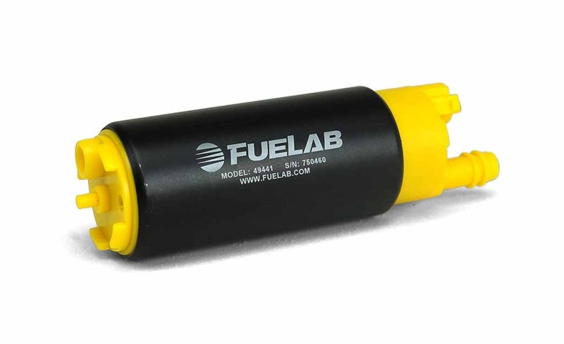 Fuelab 494 High Output In-Tank Electric Fuel Pump - 340 LPH In Offset From Out - Racecraft Industries