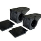 KC HiLiTES Universal Tube Clamp Light Mount Bracket Set / 1.25in. to 1.5in. Bar (Pair) - Racecraft Industries