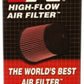 K&N Universal Rubber Filter Round Tprd 3.313in Flange ID x 4.75in Base OD x 3.5in Top OD x 6.5in H - Racecraft Industries