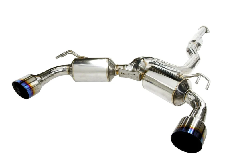 Invidia 2009+ Mitsubishi Evo X Dual N1 Titanium Tip Cat-back Exhaust - Racecraft Industries