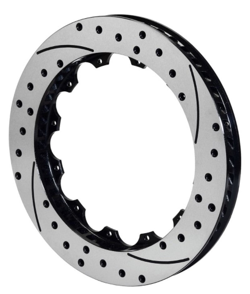 Wilwood Rotor-SRP48 SPC-37-LH-BLK-Drill 13.06 x 1.25 - 12 on 8.75in - Racecraft Industries