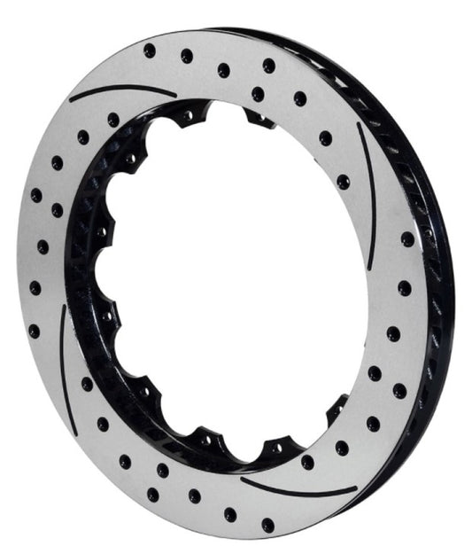 Wilwood Rotor-SRP48 SPC-37-LH-BLK-Drill 13.06 x 1.25 - 12 on 8.75in - Racecraft Industries