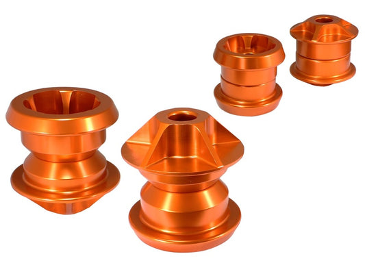 aFe Control PFADT Series Subframe Mount Set; Chevrolet Camaro 10-14 - Orange - Racecraft Industries