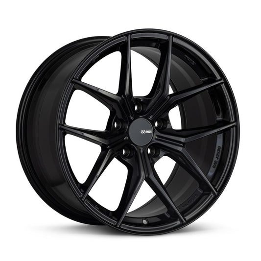 Enkei TSR-X 18x9.5 38mm Offset 5x114.3 BP Gloss Black Wheel - Racecraft Industries