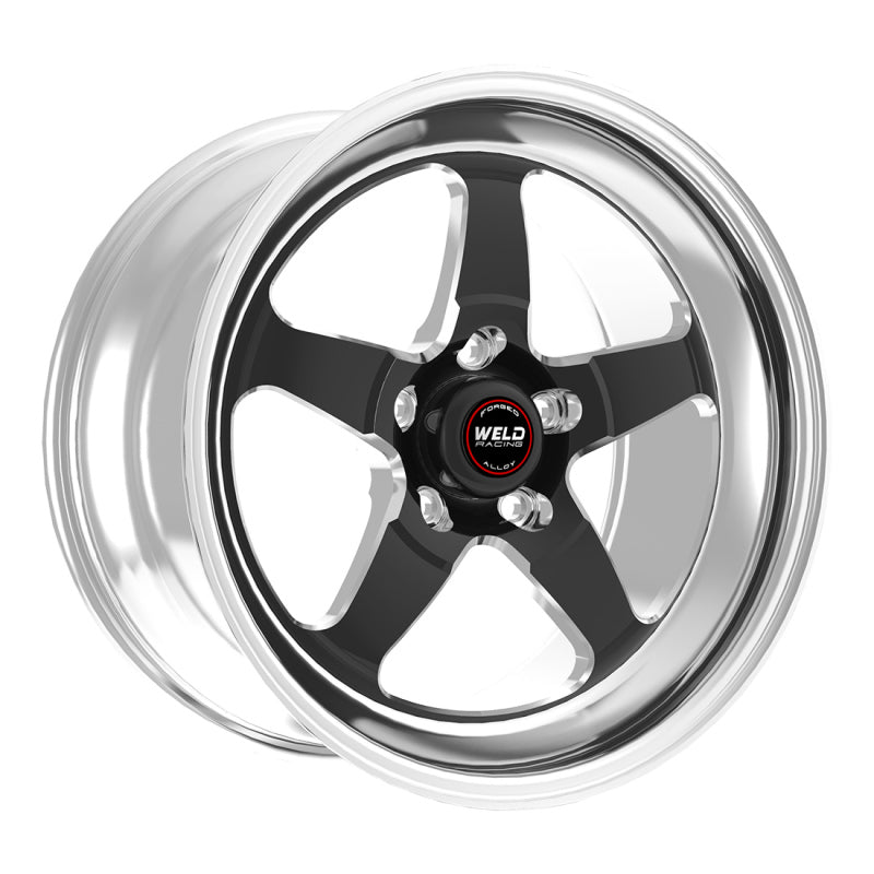 Weld S71 18x9 / 5x4.5 BP / 6.1in. BS Black Wheel (High Pad) - Non-Beadlock - Racecraft Industries