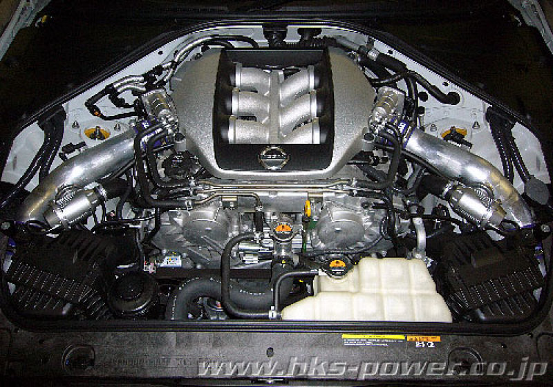HKS 09-10 GT-R R35 SSQV4 BOV Kit Includes 2 SSQV & Polished Aluminum Pipes - Racecraft Industries