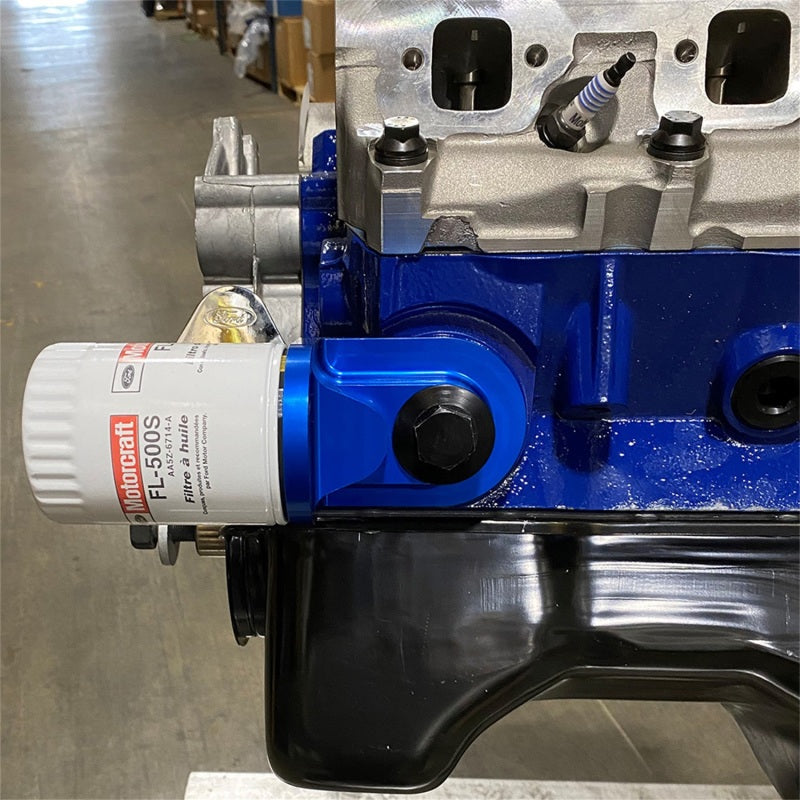 Ford Racing Push Rod V8 90 Degree Billet Oil Filter Adapter - Racecraft Industries