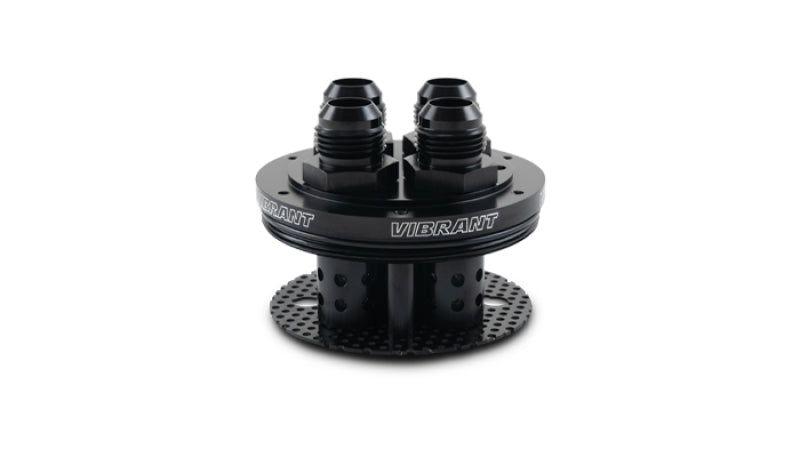 Vibrant 4-Port Catch Can Lid Assembly - Racecraft Industries