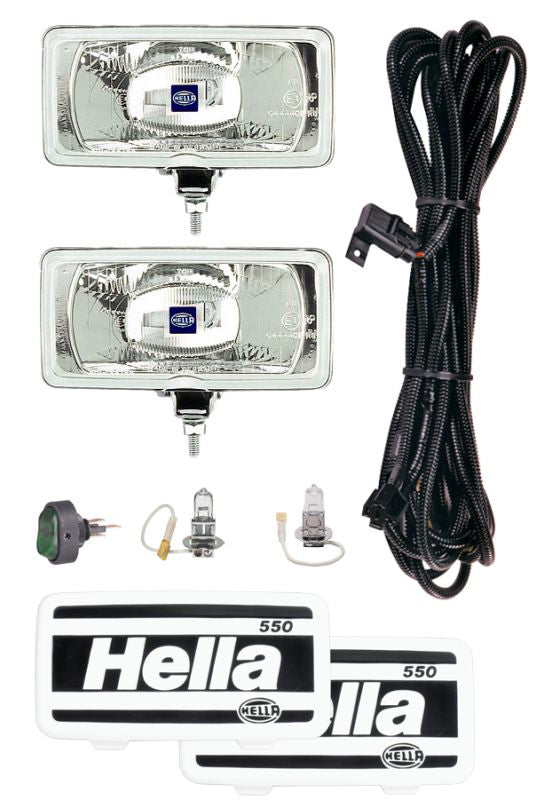 Hella 550 Series 12V/55W Halogen Driving Lamp Kit - Racecraft Industries
