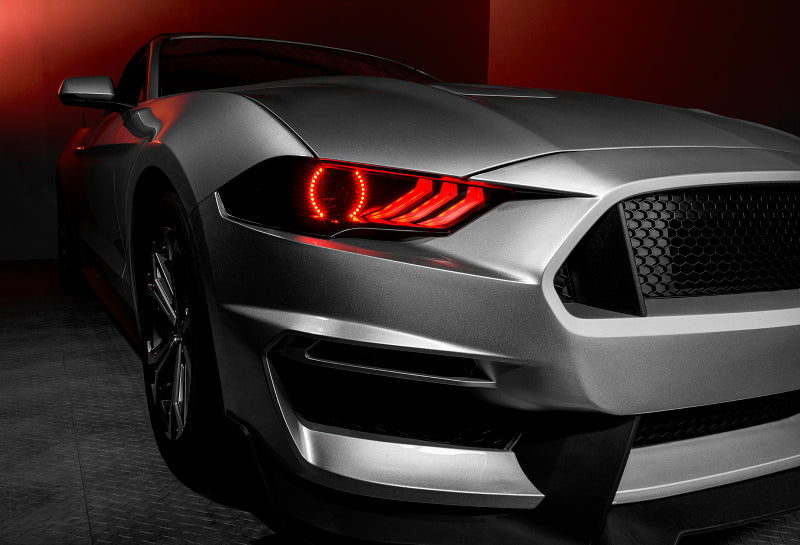 Oracle Lighting 18-23 Ford Mustang Dynamic ColorSHIFT LED Headlights - Black Series SEE WARRANTY - Racecraft Industries