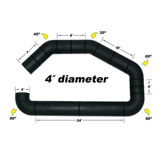 Airaid U-Build-It - 4in Intake Tube - Racecraft Industries